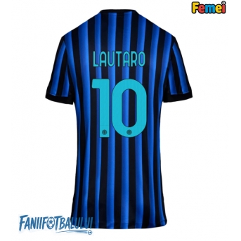 Inter Milan Lautaro Martinez #10 Tricou Fotbal Replică 2025-26 Femei Acasa